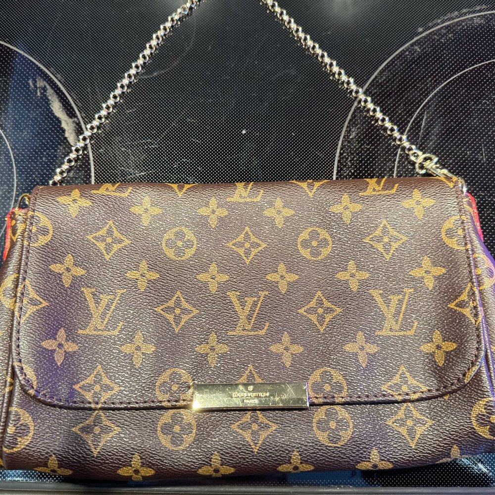 Monogram Chain Wallet/Crossbody